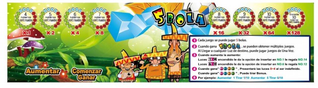 Máquina Pinball- Selva Tropical 5 Bolas Con Slot 03