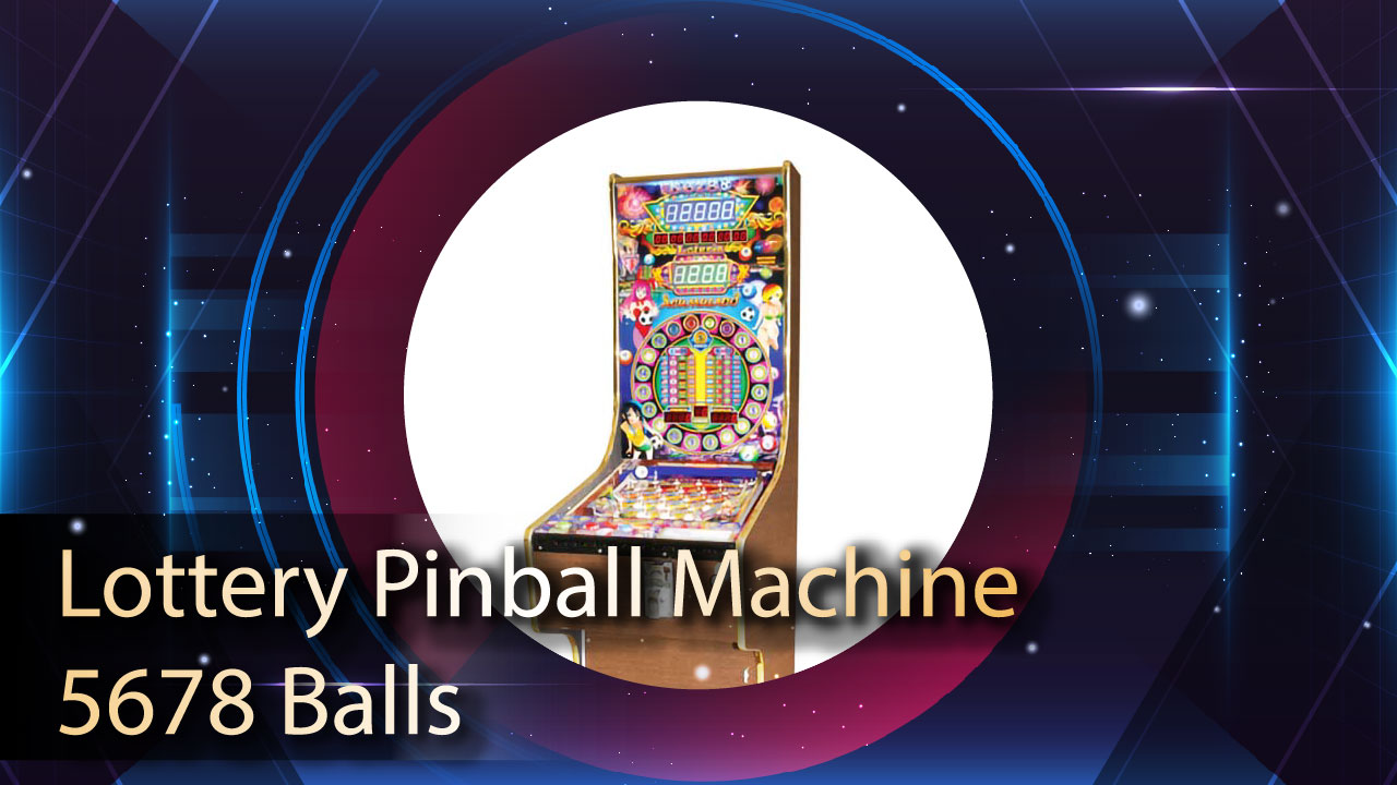 Lottery Pinball Machine 5678 Balls Video
