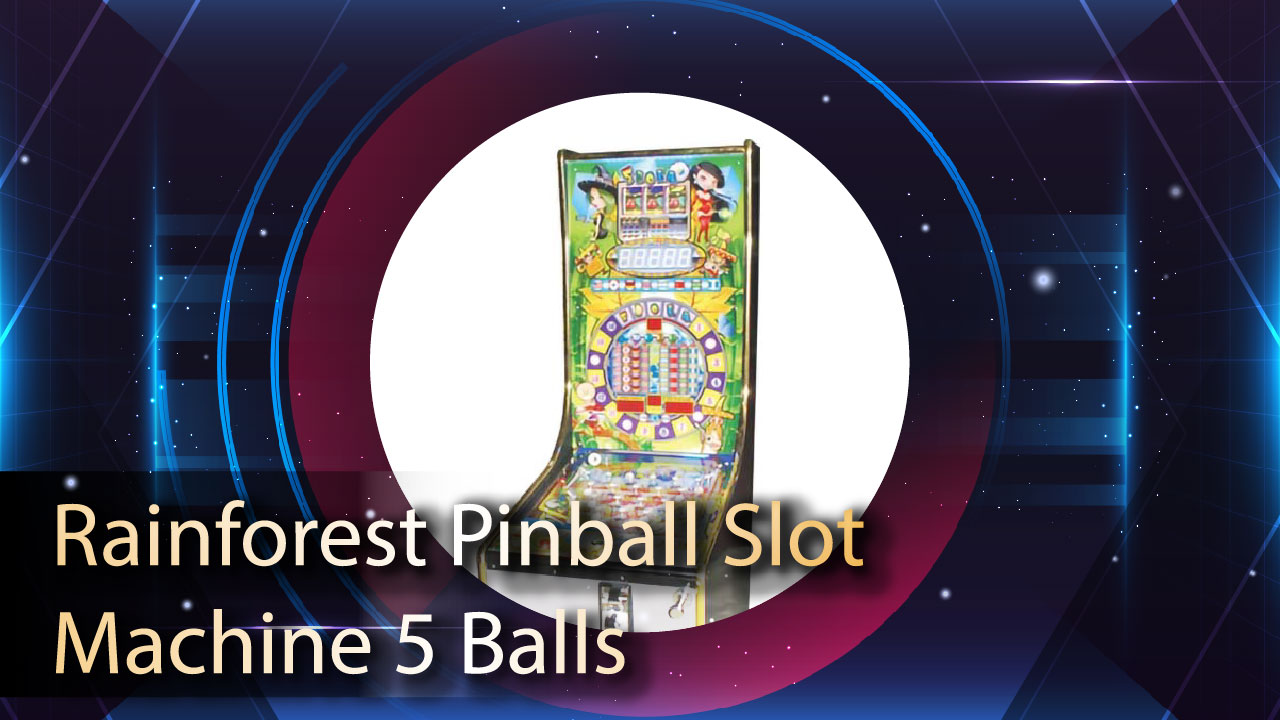 Máquina Pinball- Selva Tropical 5 Bolas Con Slot