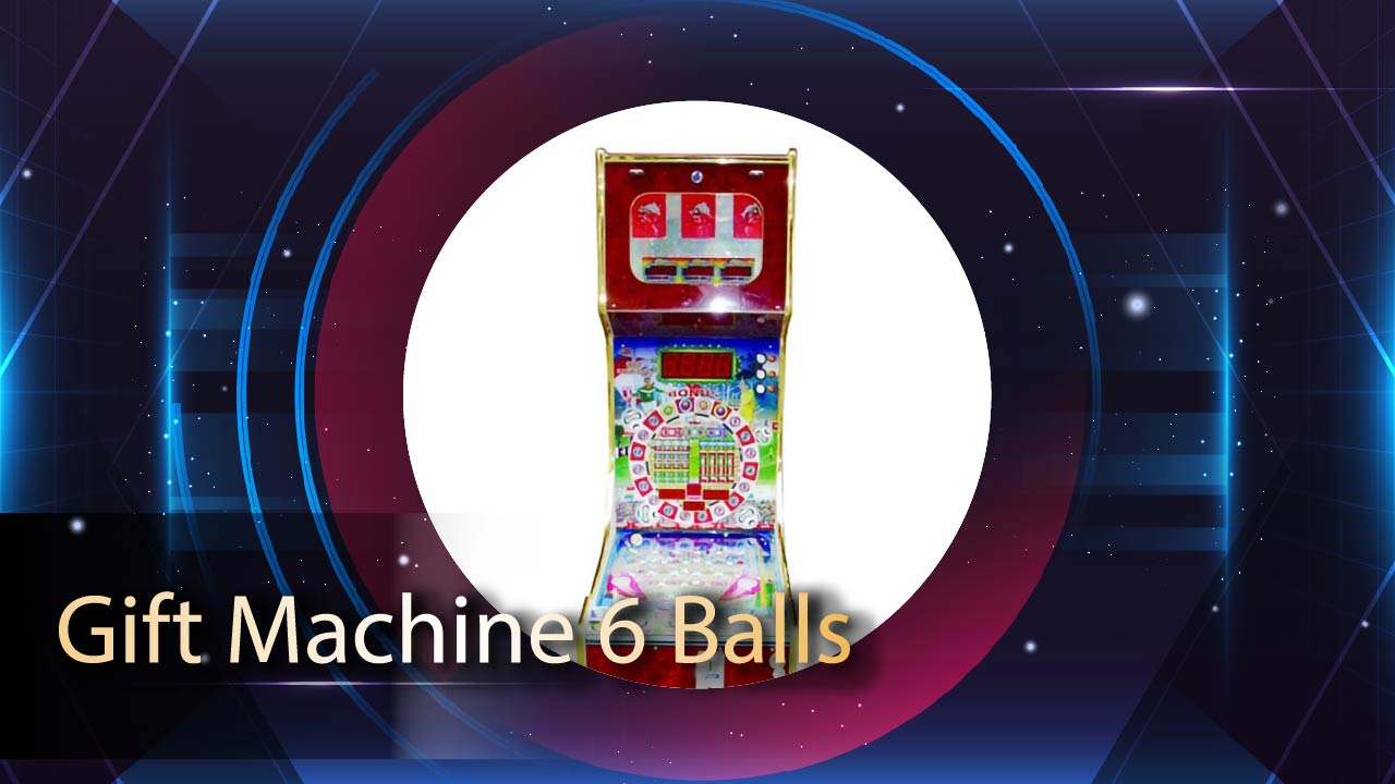 Máquina de regalo de 6 bolas